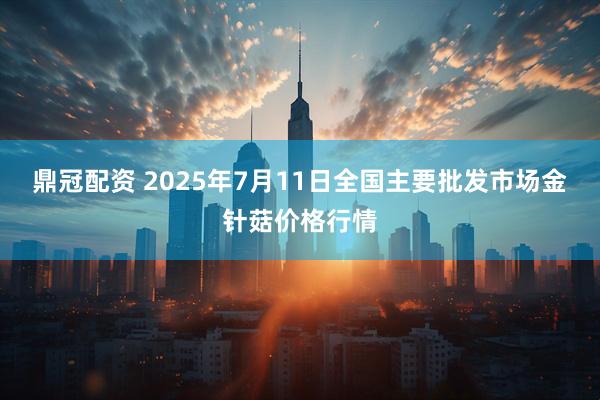 鼎冠配资 2025年7月11日全国主要批发市场金针菇价格行情