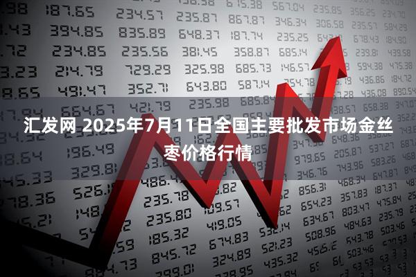 汇发网 2025年7月11日全国主要批发市场金丝枣价格行情