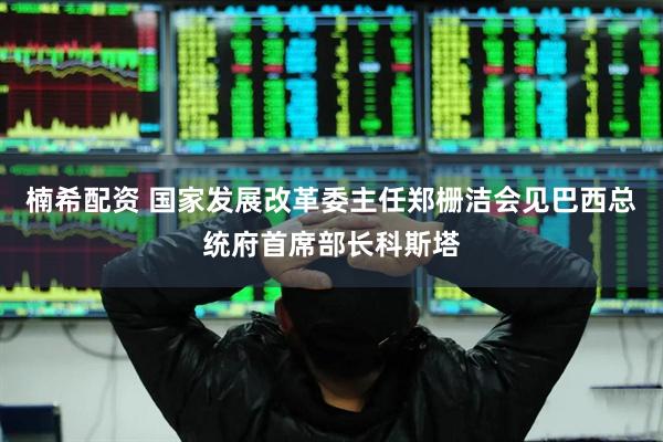 楠希配资 国家发展改革委主任郑栅洁会见巴西总统府首席部长科斯塔